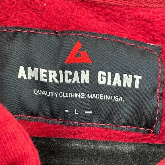 NEW American Giant Mens Large Relaxed Classic Full Zip Hooded Jacket Heavyweight - Picture 5 of 10